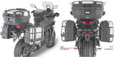 Monokey Trekker Dolomiti Black Aluminium Side Cases - 60 Lt Trekker Dolomiti Aluminium - Givi Compatible With Yamaha Tracer 9 - Gt - Gt+ (2021-2024)