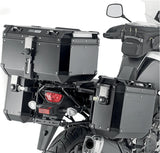 Monokey Cam-Side Trekker Outback Evo Smart Aluminium Side Cases + Locks - 70 Lt Trekker Outback Evo Smart Aluminium - Givi Compatible With Suzuki V-Strom 1050 De (2023)