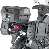 Monokey Trekker Lite Black Side Cases - 70 Lt Trekker Lite Technopolymer - Givi Compatible With Suzuki V-Strom 1050 De (2023)