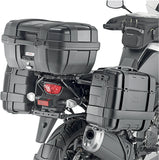 Monokey Trekker Alaska Black Aluminium Side Cases - 72 Lt Trekker Alaska Aluminium - Givi Compatible With Suzuki V-Strom 1050 - Xt - Se (2020-2024)
