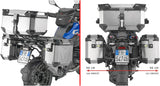 Monokey Cam-Side Trekker Outback Evo Smart Anodized Aluminium Side Cases + Locks - 74 Lt Trekker Outback Evo Smart Anodized Aluminium - Givi Compatible With Bmw R 1300 Gs (2024)