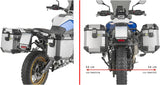 Trekker Outback Evo Smart Aluminium Top Case + Side Cases - 154 Lt Trekker Outback Evo Smart Aluminium - Givi Compatible With Bmw F 900 Gs (2024)