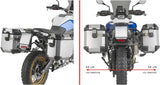 Monokey Cam-Side Trekker Outback Evo Smart Aluminium Side Cases + Locks - 96 Lt Trekker Outback Evo Smart Aluminium - Givi Compatible With Bmw F 900 Gs (2024)