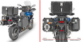 Monokey Cam-Side Trekker Outback Evo Smart Anodized Aluminium Side Cases + Locks - 77 Lt Trekker Outback Evo Smart Anodized Aluminium - Givi Compatible With Triumph Tiger 1200 Gt Explorer (2022-2024)