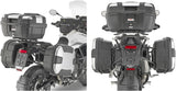 Monokey Trekker Lite Gray Side Cases - 70 Lt Trekker Lite Technopolymer - Givi Compatible With Triumph Tiger 900 (2020-2023)