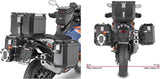 Monokey Cam-Side Trekker Outback Evo Smart Aluminium Side Cases + Locks - 77 Lt Trekker Outback Evo Smart Aluminium - Givi Compatible With Ktm 1290 Super Adventure R (2021-2024)