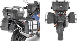 Monokey Black Side Bags - 50 Lt Technopolymer - Givi Compatible With Ktm 1290 Super Adventure R (2021-2024)