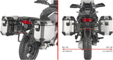 Monokey Cam-Side Trekker Outback Evo Smart Aluminium Side Cases + Locks - 84 Lt Trekker Outback Evo Smart Aluminium - Givi Compatible With Moto Guzzi Stelvio 1000 (2024)