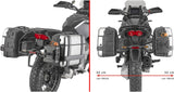 Monokey Trekker Lite Gray Side Cases - 70 Lt Trekker Lite Technopolymer - Givi Compatible With Moto Guzzi Stelvio 1000 (2024)