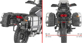 Monokey Trekker Dolomiti Black Aluminium Side Cases - 72 Lt Trekker Dolomiti Aluminium - Givi Compatible With Moto Guzzi Stelvio 1000 (2024)