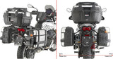 Monokey Trekker Lite Gray Side Cases - 70 Lt Trekker Lite Technopolymer - Givi Compatible With Moto Guzzi V85 Tt (2024)