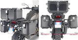 Monokey Cam-Side Trekker Outback Evo Smart Aluminium Side Cases + Locks - 84 Lt Trekker Outback Evo Smart Aluminium - Givi Compatible With Harley-Davidson Pan America 1250 (2021-2023)