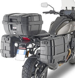 Monokey Trekker Black Side Cases - 66 Lt Trekker Aluminium - Givi Compatible With Harley-Davidson Pan America 1250 (2021-2023)