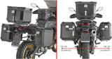 Monokey Cam-Side Trekker Outback Evo Smart Anodized Aluminium Side Cases + Locks - 88 Lt Trekker Outback Evo Smart Anodized Aluminium - Givi Compatible With Voge Valico 900 Dsx (2024)