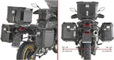 Monokey Cam-Side Trekker Outback Evo Smart Anodized Aluminium Side Cases + Locks - 77 Lt Trekker Outback Evo Smart Anodized Aluminium - Givi Compatible With Voge Valico 900 Dsx (2024)