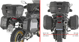 Monokey Black Side Bags - 50 Lt Technopolymer - Givi Compatible With Voge Valico 900 Dsx (2024)