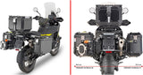 Monokey Cam-Side Trekker Outback Evo Smart Aluminium Side Cases + Locks - 74 Lt Trekker Outback Evo Smart Aluminium - Givi Compatible With Husqvarna Norden 901 (2022-2024)