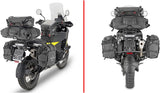 Monokey Canyon Black Side Bags - 50 Lt Canyon Nylon - Givi Compatible With Husqvarna Norden 901 (2022-2024)