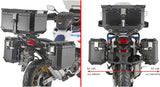 Monokey Cam-Side Trekker Outback Evo Smart Anodized Aluminium Side Cases + Locks - R Recessed 88 Lt Trekker Outback Evo Smart Anodized Aluminium - Givi Compatible With Honda Crf 1100 L Africa Twin (2024)