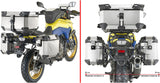 Monokey Cam-Side Trekker Outback Evo Smart Aluminium Side Cases + Locks - R Recessed 88 Lt Trekker Outback Evo Smart Aluminium - Givi Compatible With Suzuki V-Strom 800 Se (2023-2024)