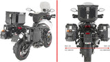 Trekker Outback Evo Smart Aluminium Black Top Case + Side Cases R Recessed - 119 Lt Trekker Outback Evo Smart Aluminium - Givi Compatible With Benelli Trk 702 (2023-2024)