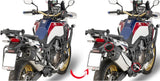 Monokey Trekker Dolomiti Aluminium Side Cases - 60 Lt Trekker Dolomiti Aluminium - Givi Compatible With Honda Crf 1000 L Africa Twin (2016-2017)