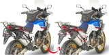 Black Tech Top Case + Side Cases - 84 Lt Technopolymer - Givi Compatible With Honda Crf 1000 L Africa Twin (2018-2019)