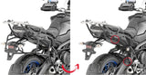 Trekker Lite Black Top Case + Side Cases - 105 Lt Trekker Lite Technopolymer - Givi Compatible With Yamaha Tracer 900 - Gt (2018-2020)