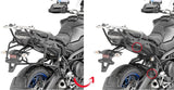 Trekker Black Top Case + Side Cases - 144 Lt Trekker Aluminium - Givi Compatible With Yamaha Tracer 900 - Gt (2018-2020)