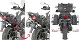 Monokey Trekker Dolomiti Aluminium Side Cases - 60 Lt Trekker Dolomiti Aluminium - Givi Compatible With Kawasaki Versys 1000 - Se (2019-2024)