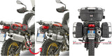 Monokey Trekker Dolomiti Black Aluminium Side Cases - 60 Lt Trekker Dolomiti Aluminium - Givi Compatible With Bmw F 850 Gs Adventure (2019-2023)