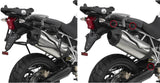 Monokey Trekker Lite Gray Side Cases - 70 Lt Trekker Lite Technopolymer - Givi Compatible With Triumph Tiger 800 - Xc - Xr (2011-2017)