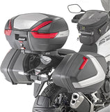 Simply Iv Silver Top Case + Side Cases - 119 Lt Simply Iv Technopolymer - Givi Compatible With Honda Nx 500 (2024)