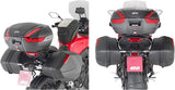 Monokey Side Carbon Look Side Cases - 74 Lt Technopolymer - Givi Compatible With Yamaha Tracer 9 - Gt - Gt+ (2021-2024)