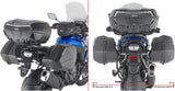 Monokey Side Silver Tech Side Cases - 74 Lt Technopolymer - Givi Compatible With Suzuki V-Strom 800 De (2023-2024)