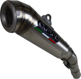 Complete Non-Catalytic Exhaust System With Sound Certification Powercone Evo Stainless Steel - Gpr Compatible With Husqvarna Smr 125 4T (2011-2013)