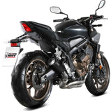 Complete Exhaust System Without Catalytic Converter And Without Sound Certification Mk3 Steel Black - Mivv Compatible With Honda Cb 650 R (2024-2026)