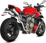 Complete Exhaust System Without Catalytic Converter And Without Sound Certification X-M1 Titanium - Mivv Compatible With Ducati Streetfighter V4 (2020-2022)