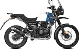 Catalytic Exhaust Tip With Sound Certification Oval Steel Black - Mivv Compatible With Royal Enfield Himalayan (2021-2023)
