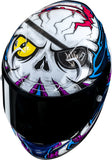 Full-Face Motorcycle Helmet Hjc Rpha 12 P.I.M. Evo (Carbon-Aramid/Fiberglass/Natural Fiber) Mc28 Kraken Size 05 Xxs