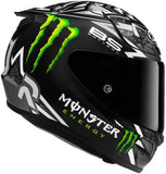 Full-Face Motorcycle Helmet Hjc Rpha 12 P.I.M. Evo (Carbon-Aramid/Fiberglass/Natural Fiber) Mc5 Quartararo Replica Size 11 Xxl