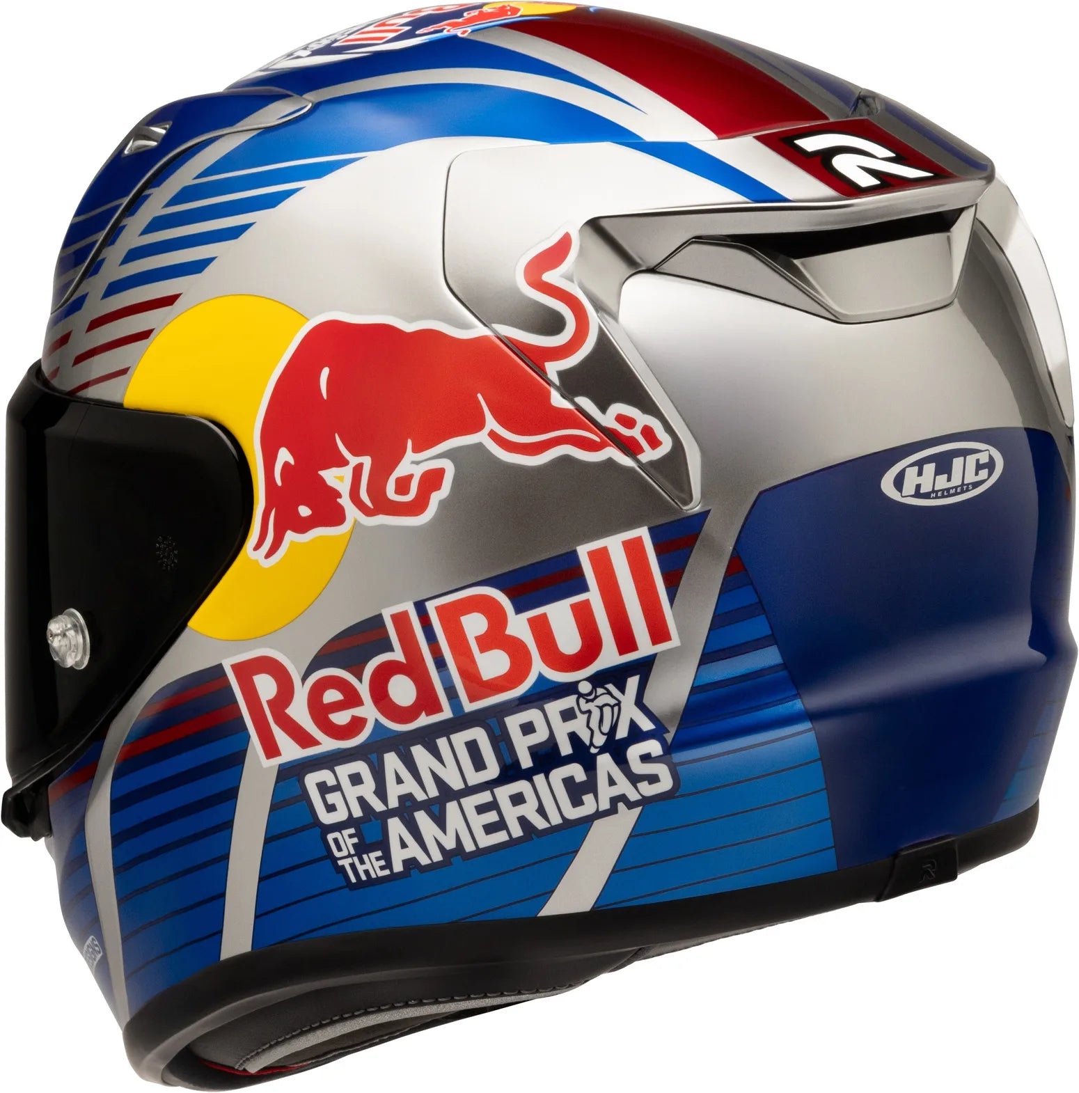 Full-Face Motorcycle Helmet Hjc Rpha 12 P.I.M. Evo (Carbon-Aramid/Fiberglass/Natural Fiber) Mc21 Red Bull Austin Gp 2 Size 06 Xs