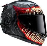 Full-Face Motorcycle Helmet Hjc Rpha 12 P.I.M. Evo (Carbon-Aramid/Fiberglass/Natural Fiber) Mc1Sf Venom 3 Marvel Size 08 M