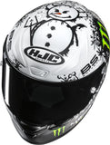 Full-Face Motorcycle Helmet Hjc Rpha 1 V2 Carbon P.I.M. Plus (Carbon/Aramid/Glass Fiber) Mc10Sf Snow Diablo Size 05 Xxs