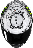 Full-Face Motorcycle Helmet Hjc Rpha 1 V2 Carbon P.I.M. Plus (Carbon/Aramid/Glass Fiber) Mc10Sf Snow Diablo Size 05 Xxs