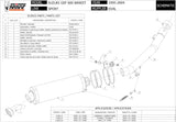 Exhaust Tip With Noise Certification Oval Carbon - Mivv Compatible With Suzuki Gsf 600 Bandit (1995-2004)