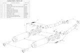 Dual Non-Catalytic Exhaust System With Sound Certification Gp Steel Black - Mivv Compatible With Suzuki Gsx-R 1000 (2007-2008)