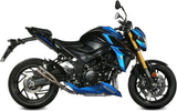 Uncatalysed Exhaust System Without Sound Certification Double Gun Stainless Steel - Mivv Compatible With Suzuki Gsx-S 750 (2017-2020)