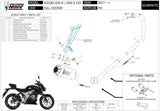 Complete Exhaust System Without Catalytic Converter And Without Sound Certification Mk3 Carbon - Mivv Compatible With Suzuki Gsx-S 125 (2017-2020)