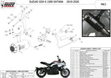 Exhaust Tip With Noise Certification Mk3 Stainless Steel - Mivv Compatible With Suzuki Gsx-S 1000 Katana (2019-2024)